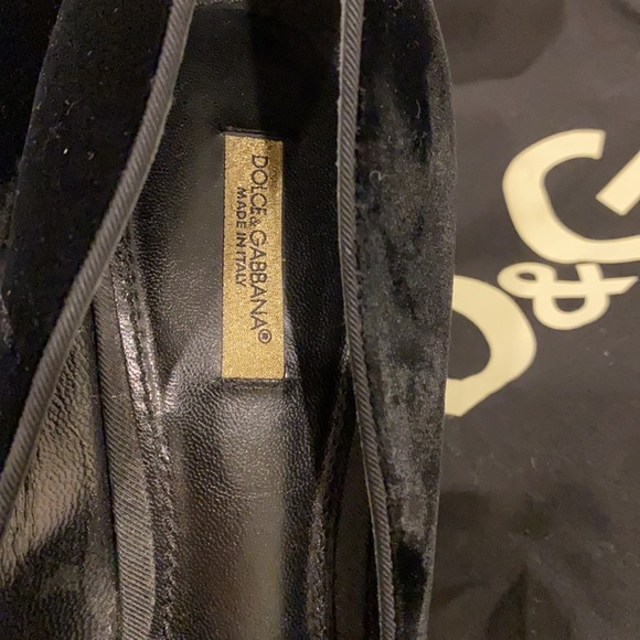 D&G Black Velvet Pumps - Picture 3 of 6